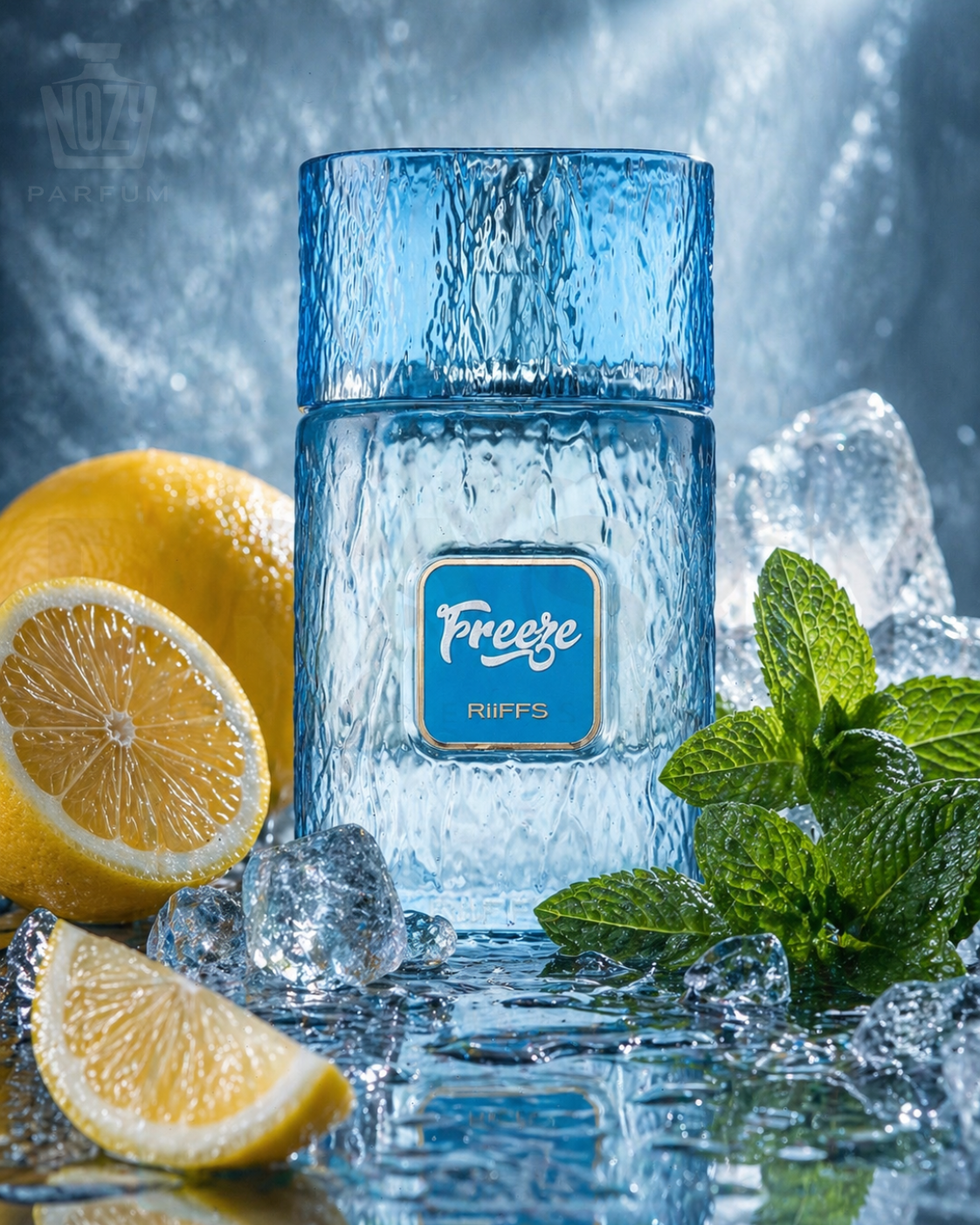 Riiffs Freeze Extrait de Parfum 1 Riiffs Freeze Eau de Parfum – jeges mentás és aromás férfi illat modern fás jegyekkel.