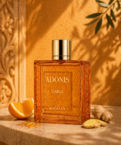 Rayhaan Adonis Icarus Eau de Parfum – friss citrusos illat mandarinnal, naranccsal és gyömbérrel.