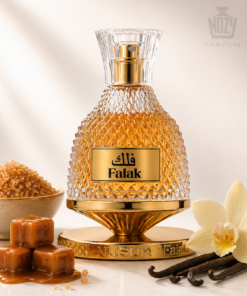 Nusuk FALAK Eau de Parfum – karamellás, kekszes és vaníliás gourmand uniszex illat.