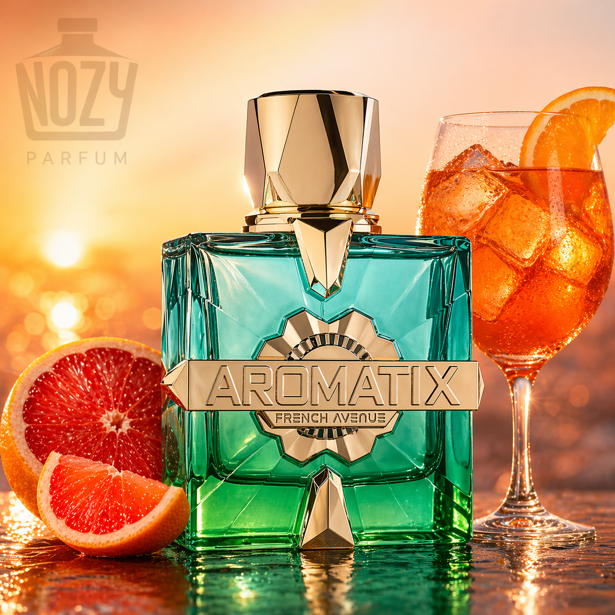 French Avenue Aromatix Sun Kissed Extrait de Parfum 1 French Avenue Aromatix Sun Kissed Extrait de Parfum egy ragyogó, nyárias illat, amely a napfény melegét és a friss citrusok energiáját ötvözi. Az intenzív extrait koncentrációnak köszönhetően hosszan tartó, elegáns illatélményt nyújt, ideális mindennapi viselethez vagy különleges alkalmakra. A gyümölcsös és virágos jegyek harmonikus kombinációja érzéki, mégis friss karaktert ad a parfümnek.