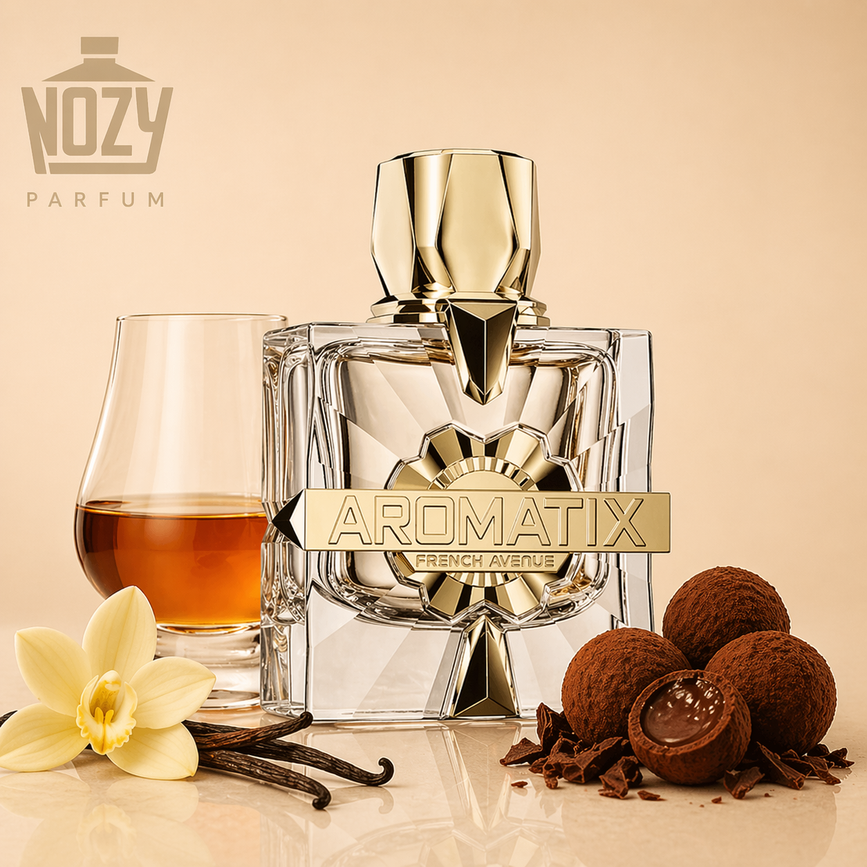 French Avenue Aromatix X Xandal Extrait de Parfum 1 Édes, mély és addiktív. A Xandal Extrait de Parfum a rum és vanília luxus találkozása – egy illat, ami nyomot hagy.