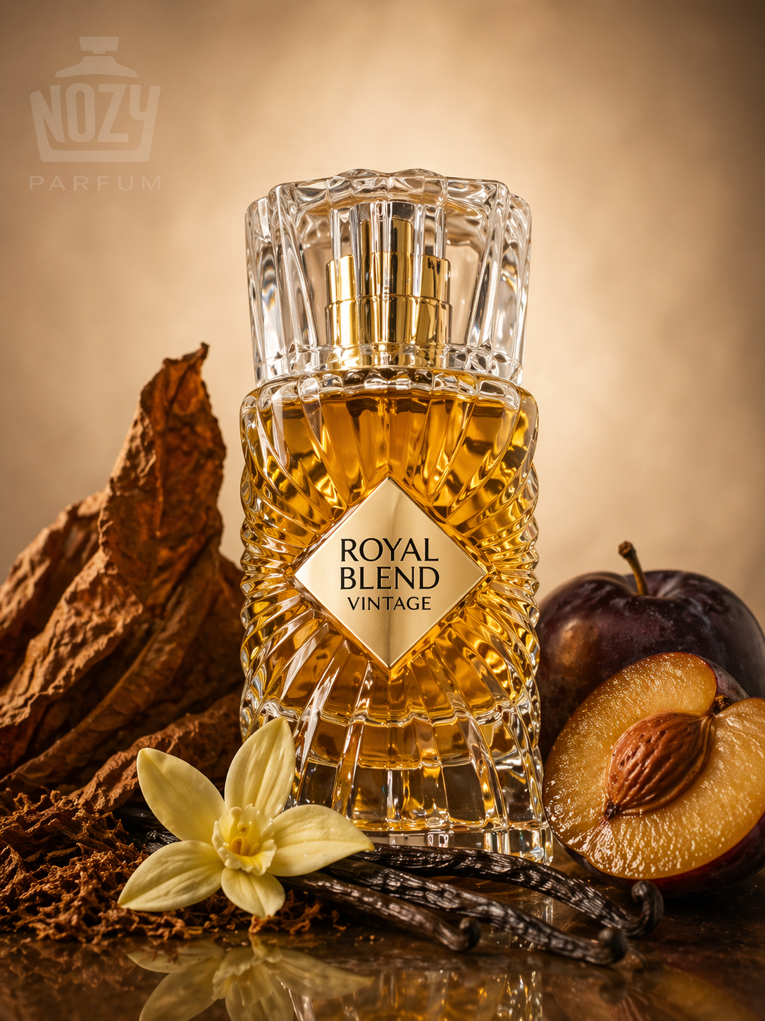 French Avenue Royal Blend Vintage Extrait de Parfum 1 French Avenue Royal Blend Vintage Eau de Parfum egy luxus, orientális unisex illat, amely a gyümölcsös, virágos és meleg, fás jegyek tökéletes harmóniájára épül. A szilva és davána édes-fűszeres nyitánya után a szalmavirág mézes tónusa bontakozik ki, míg az alapban tolu balzsam, dohány és vanília biztosít hosszan tartó, érzéki illatélményt. Ideális választás különleges alkalmakra és azok számára, akik karakteres, elegáns parfümöt keresnek.