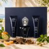 Afnan Turathi Blue 4 Afnan Turathi Blue férfi ajándékszett parfümmel, tusfürdővel és aftershave lotionnel.