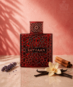 Rayhaan Crimson Eau de Parfum – fűszeres, ámbrás férfi illat meleg és karakteres jegyekkel