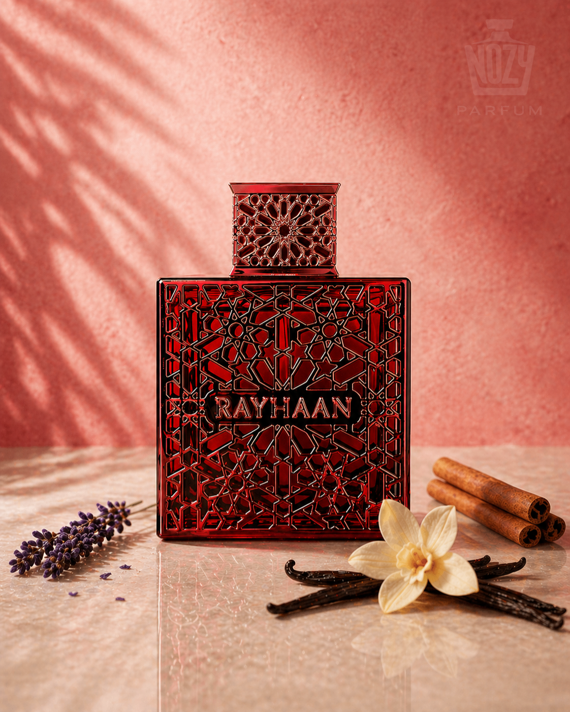 Rayhaan Crimson EDP 1 Rayhaan Crimson Eau de Parfum – fűszeres, ámbrás férfi illat meleg és karakteres jegyekkel