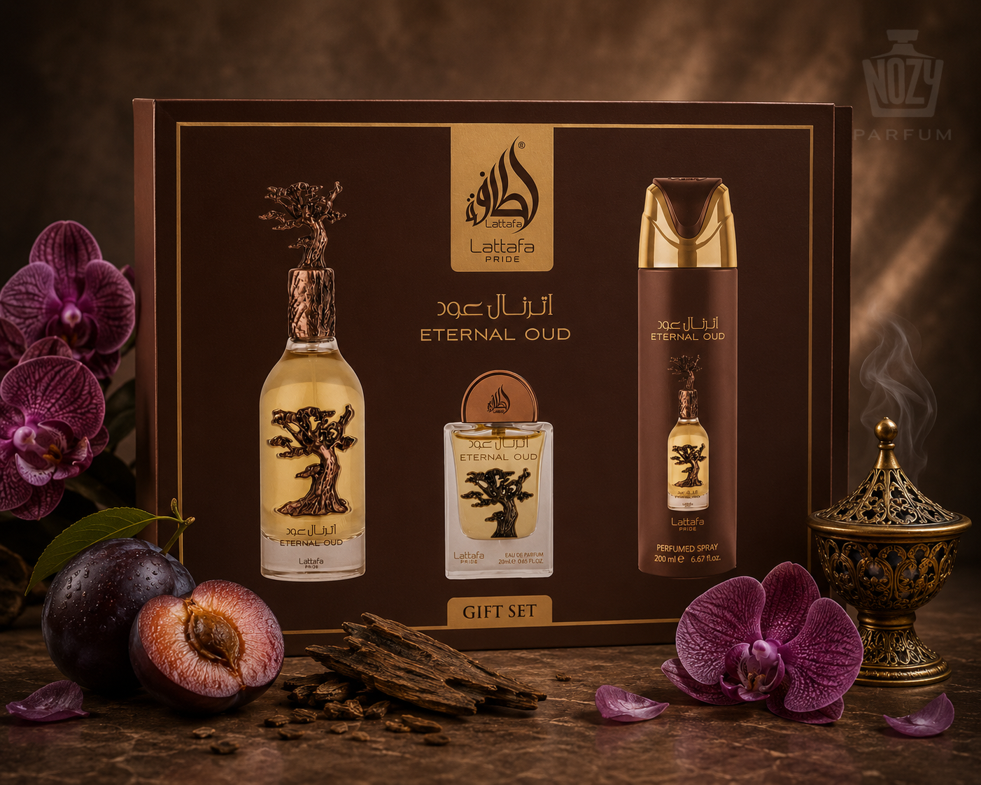 Lattafa Pride Eternal Oud 1 Lattafa Pride Eternal Oud – ámbrás, vaníliás orientális uniszex parfüm.