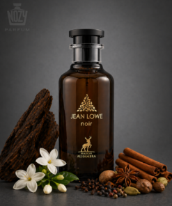 Maison Alhambra Jean Lowe Noir Eau de Parfum – füstös oudos luxus illat elegáns fekete üvegben.