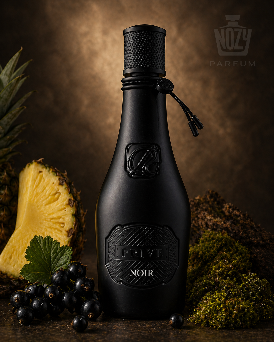 Riiffs Prive Noir EDP 1 Riiffs Prive Noir Eau de Parfum – gyümölcsös-füstös férfi illat pézsmás és fás jegyekkel.