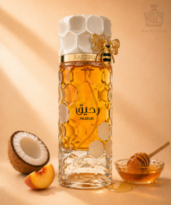 Nusuk Raheeq Extrait de Parfum – mézes és kókuszos gourmand uniszex illat.