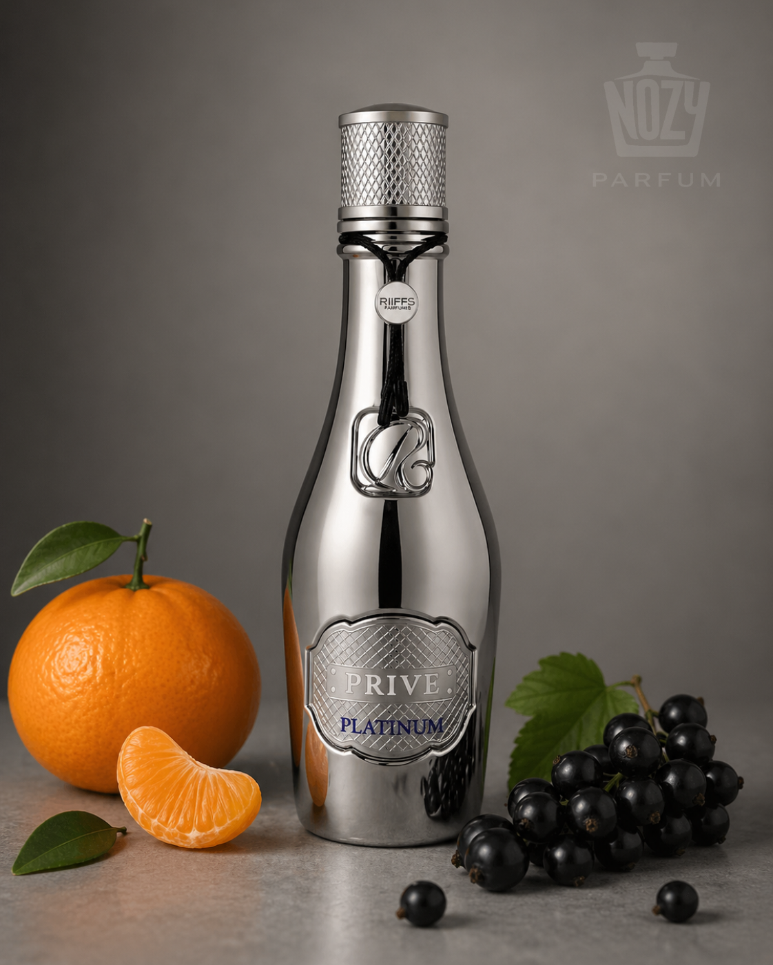 Riiffs Prive Platinum EDP 1 Friss. Elegáns. Ikonikus. A Prive Platinum a modern férfi tiszta energiája.