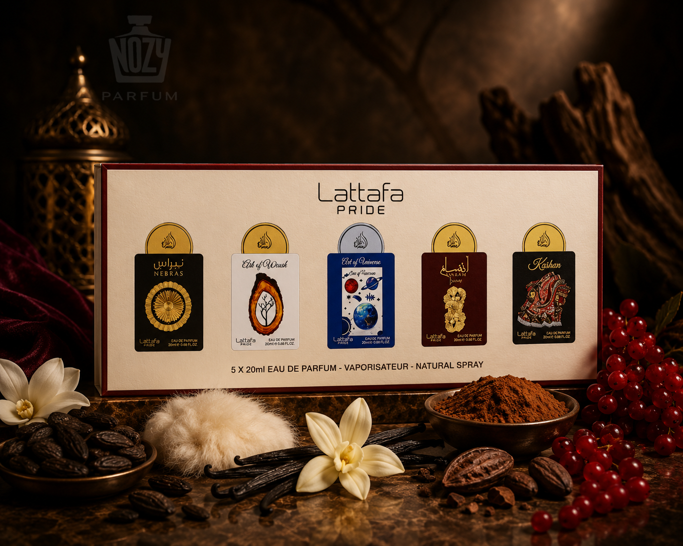 Lattafa Pride Collection No.3 1 Lattafa Pride Collection Mini Set 03 luxus mini parfümszett elegáns dobozban.