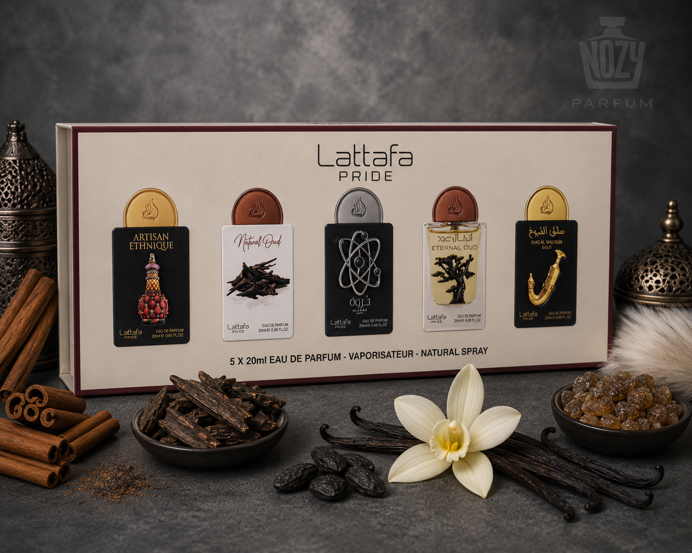 Lattafa Pride Collection No.2 1 Lattafa Pride Box 2 luxus parfümszett elegáns díszdobozban.