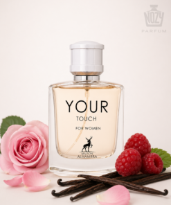 Maison Alhambra Your Touch For Women Eau de Parfum – gyümölcsös-virágos női illat vaníliával és rózsával.