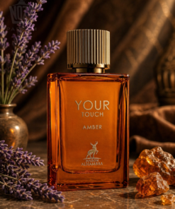 Maison Alhambra Your Touch Amber Eau de Parfum – meleg ámbrás és fűszeres férfi illat.