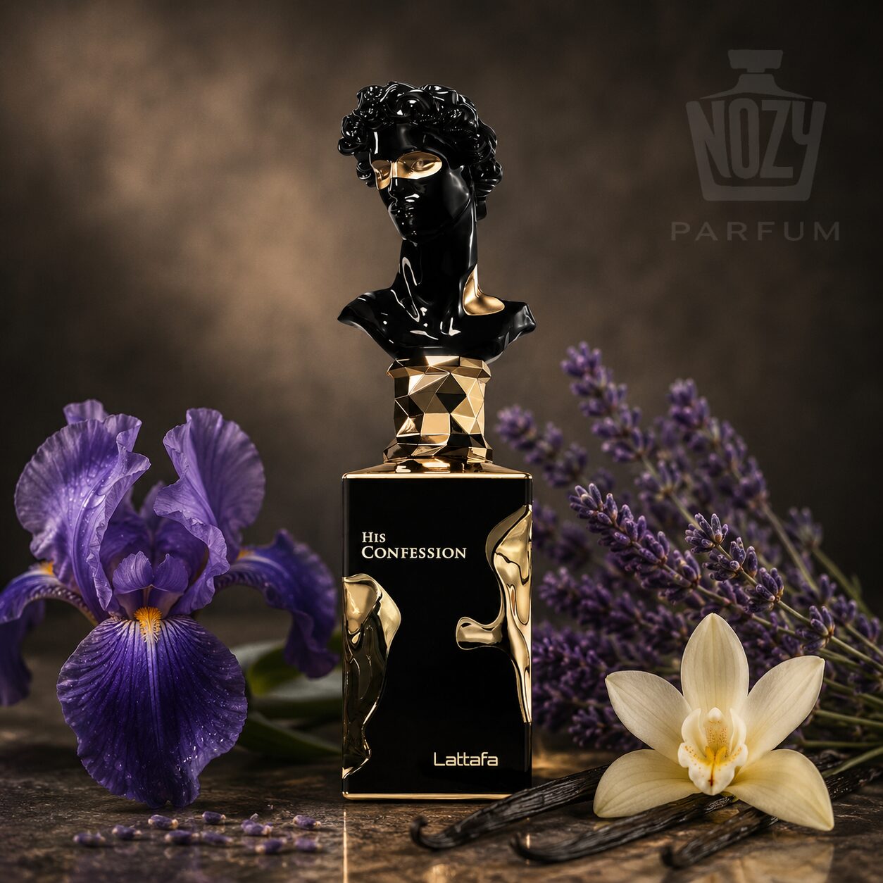 Lattafa His Confession EDP 1 Lattafa His Confession férfi parfüm írisszel, vaníliával és cédrusfával.