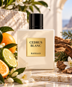 Cedrus Blanc Eau de Parfum bergamott, narancsvirág és cédrusfa friss, citrusos-fás illatjegyeivel.