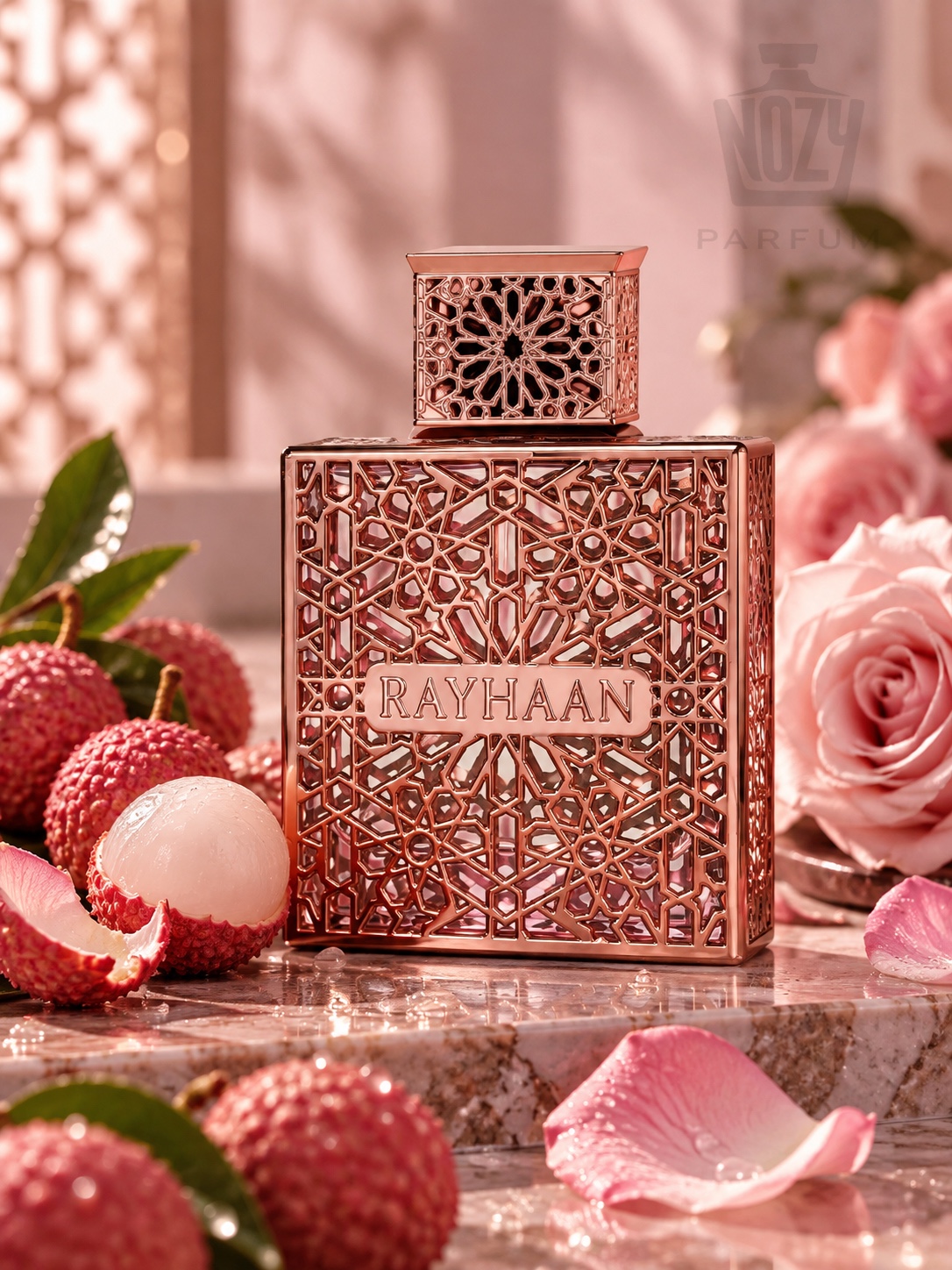 Rayhaan Divine EDP 1 Rayhaan Divine női Eau de Parfum édes, virágos és elegánsan fás illatvilággal, modern keleti karakterrel.