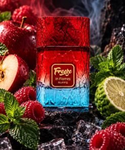 Riiffs Freeze in Flames Extrait de Parfum málna, passiógyümölcs, piros alma, menta, levendula és cédrusfa illatjegyekkel.