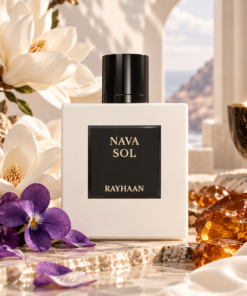 Nava Sol Eau de Parfum szapodilla, magnólia, ibolya, szantálfa, ámbra és pézsma illatjegyekkel.