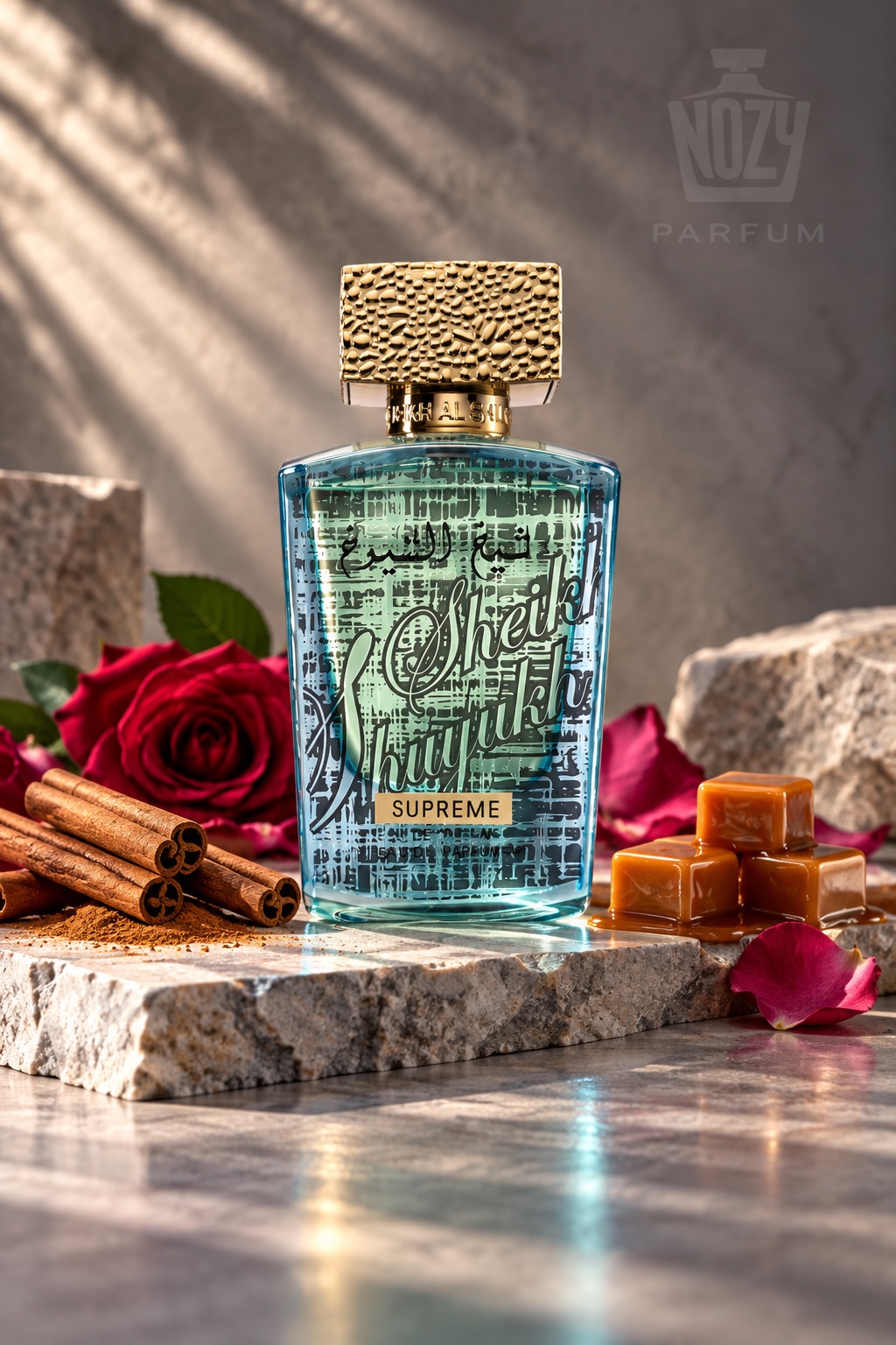 Lattafa Sheikh Al Shuyukh Supreme Eau de Parfum 1 Lattafa Sheikh Al Shuyukh Supreme Eau de Parfum édes, keleties gourmand illat fahéj, sáfrány, rózsa, karamell, vanília és oudos-fás jegyekkel.